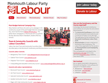 Tablet Screenshot of monmouthlabour.org